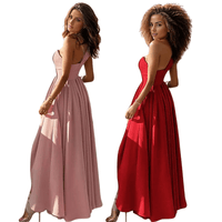 Thumbnail for One Shoulder Ruched Ruffles Dress