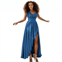 Thumbnail for One Shoulder Ruched Ruffles Dress