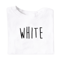 Thumbnail for White Baby In Progress Letter Loose T-Shirt - Sensationally Fabulous