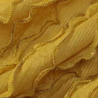Thumbnail for Yellow Long Sleeve Bandage Crop Top Sensationally Fabulous